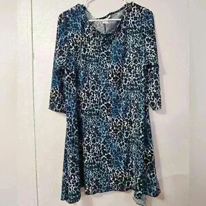 NWOT- Nicole Marie cheetah print dress!